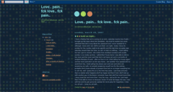 Desktop Screenshot of loveandpains.blogspot.com