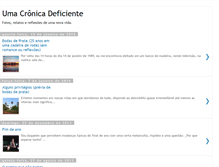 Tablet Screenshot of cronicadeficiente.blogspot.com