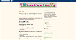 Desktop Screenshot of isabelcreations.blogspot.com