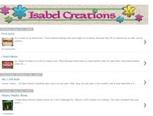 Tablet Screenshot of isabelcreations.blogspot.com