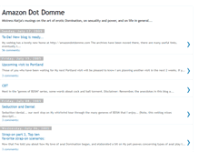 Tablet Screenshot of amazondotdomme.blogspot.com