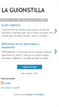 Mobile Screenshot of guionistilla.blogspot.com