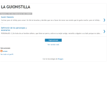 Tablet Screenshot of guionistilla.blogspot.com