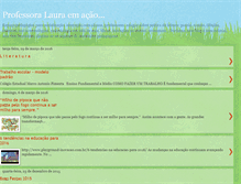 Tablet Screenshot of professoralaura.blogspot.com