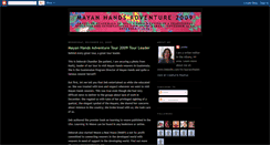 Desktop Screenshot of mayanhandsadventure2009.blogspot.com