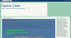 Desktop Screenshot of captinacreekwatershed.blogspot.com