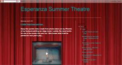 Desktop Screenshot of esperanzatheatre.blogspot.com