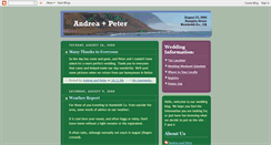 Desktop Screenshot of andreapluspeter.blogspot.com