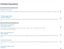 Tablet Screenshot of coronainsurance.blogspot.com