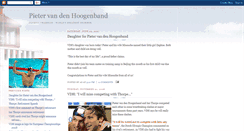 Desktop Screenshot of pietervandenhoogenband.blogspot.com