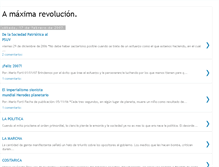 Tablet Screenshot of amaximarevolucion.blogspot.com