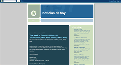 Desktop Screenshot of noticias--de-hoy.blogspot.com