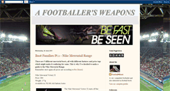 Desktop Screenshot of footballersweapons.blogspot.com