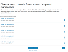 Tablet Screenshot of flowers-vases.blogspot.com