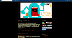 Desktop Screenshot of creativemonstah.blogspot.com