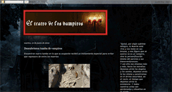 Desktop Screenshot of elteatrodelosvampiros.blogspot.com