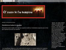 Tablet Screenshot of elteatrodelosvampiros.blogspot.com
