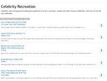 Tablet Screenshot of celebrity-recreation.blogspot.com