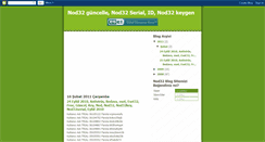 Desktop Screenshot of nod32guncelle.blogspot.com