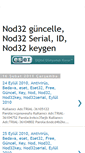 Mobile Screenshot of nod32guncelle.blogspot.com