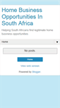Mobile Screenshot of homebasedbusinessinsouthafrica.blogspot.com