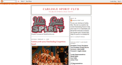 Desktop Screenshot of carlislespiritclub.blogspot.com