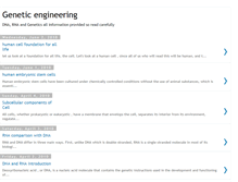 Tablet Screenshot of cellsandgenetics.blogspot.com