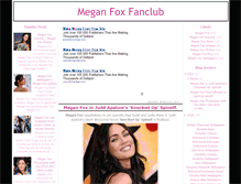 Tablet Screenshot of meganfox-wallpapers.blogspot.com