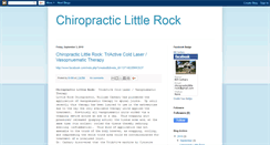 Desktop Screenshot of chiropracticlittlerock.blogspot.com