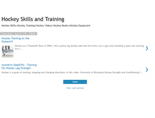 Tablet Screenshot of hockeyskills.blogspot.com