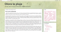 Desktop Screenshot of ooloralapluja.blogspot.com