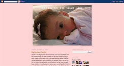 Desktop Screenshot of learningtoheargod.blogspot.com