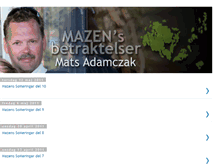 Tablet Screenshot of mats-adamczak.blogspot.com