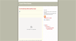 Desktop Screenshot of cash-flow-game.blogspot.com