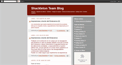 Desktop Screenshot of infoshackleton.blogspot.com