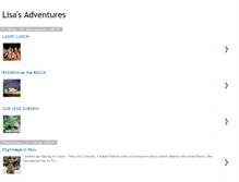 Tablet Screenshot of lisajwilsonadventures.blogspot.com