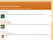 Tablet Screenshot of kimversusthekitchen.blogspot.com