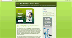 Desktop Screenshot of bestfreegamesonline.blogspot.com