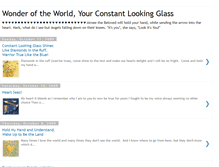 Tablet Screenshot of constantlookingglass.blogspot.com