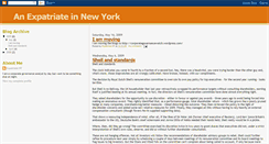 Desktop Screenshot of expatriatenewyork.blogspot.com