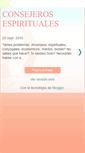 Mobile Screenshot of consejerosespirituales.blogspot.com