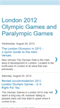 Mobile Screenshot of london-2012-olympics-paralympics.blogspot.com