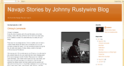 Desktop Screenshot of johnrustywire.blogspot.com