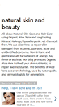 Mobile Screenshot of naturalskinandbeauty.blogspot.com