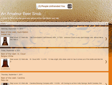 Tablet Screenshot of amateurbeersnob.blogspot.com