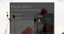 Desktop Screenshot of blogdagaucha.blogspot.com