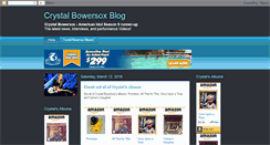 Desktop Screenshot of crystalbowersox.blogspot.com