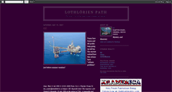 Desktop Screenshot of lothlorienpath.blogspot.com
