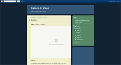 Desktop Screenshot of italianoinvideo.blogspot.com
