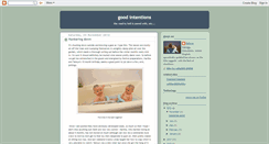 Desktop Screenshot of good-intentions.blogspot.com
